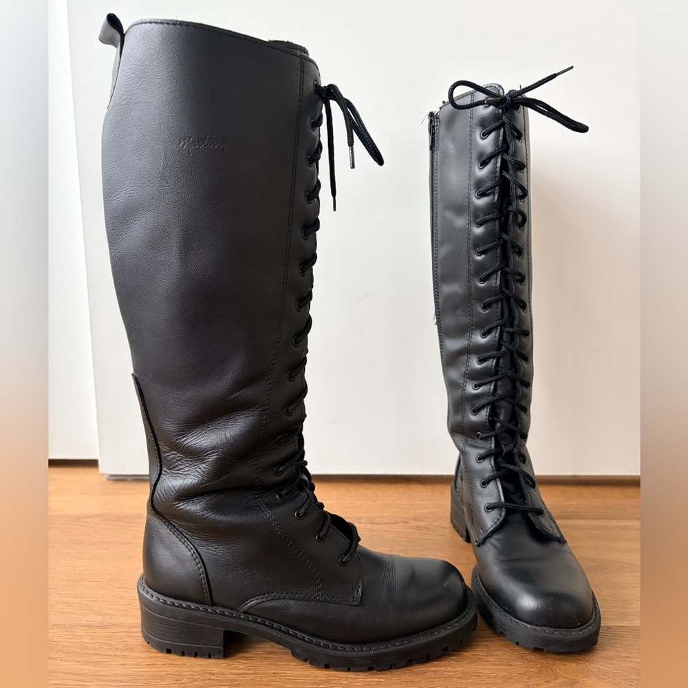 Martino Canada Lace-up Leather Boots